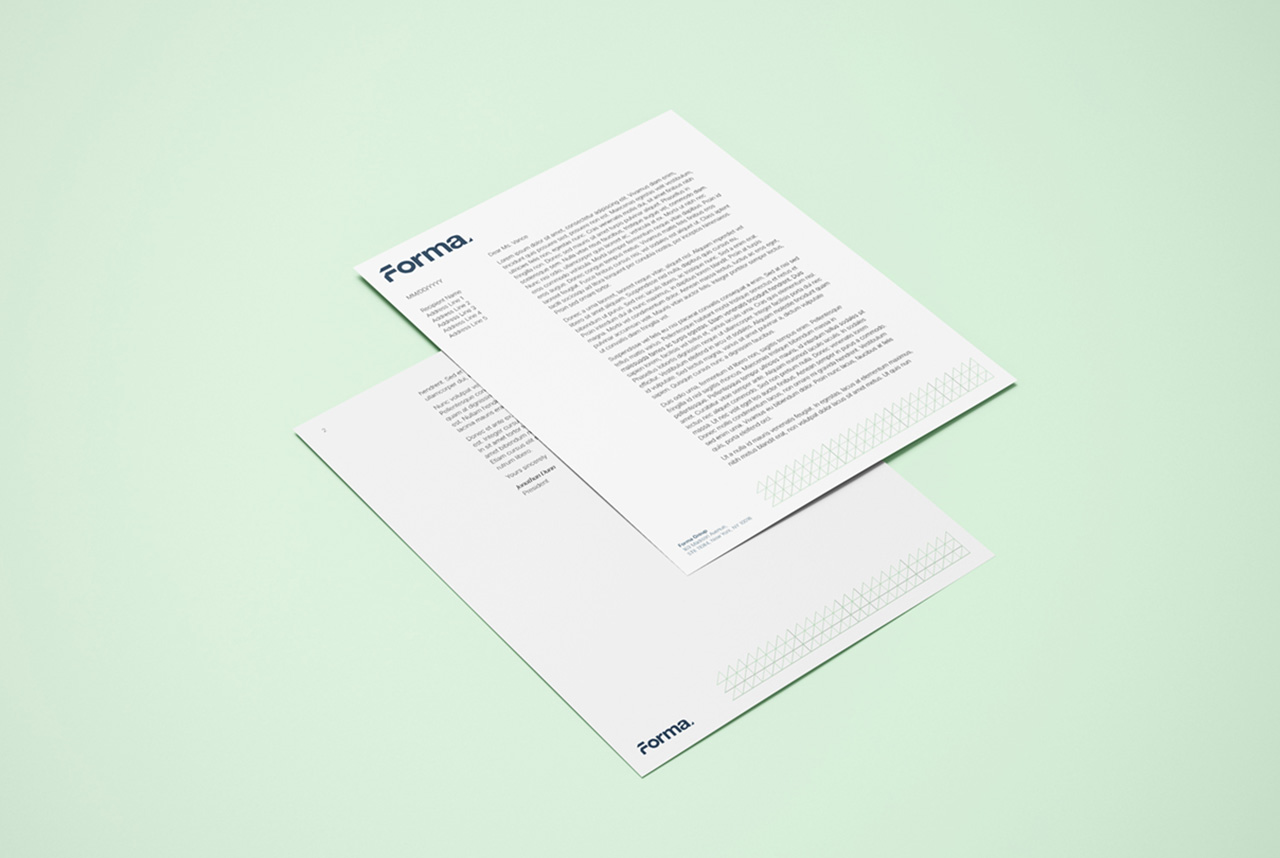 Forma Group letterhead