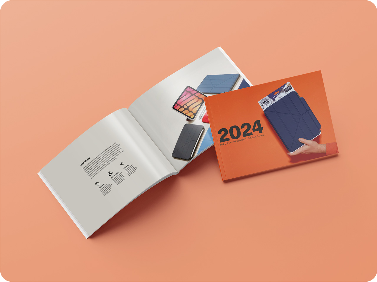 Pipetto IFA brochure cover and spread